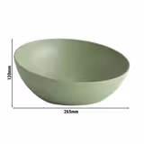(6 uds) Bol - FROSTFIRE - Aluminio - 1,9L - 265x265mm - Profundidad: 120mm - Verde