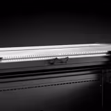 Îlot réfrigéré - 1955x1063mm - 255 L - Vitré - Libre-service - Noir