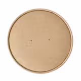 (300 Stück) Karton-Membran-Deckel - Ø 185mm - Braun