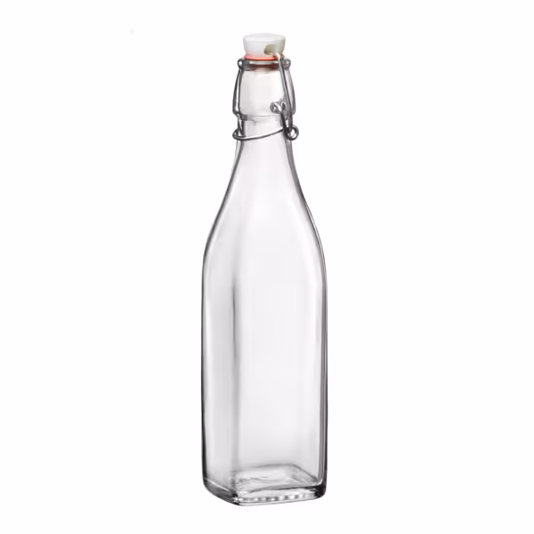 (12 stuks) BORMIOLI ROCCO | Glazen fles - met beugelsluiting - 500ml