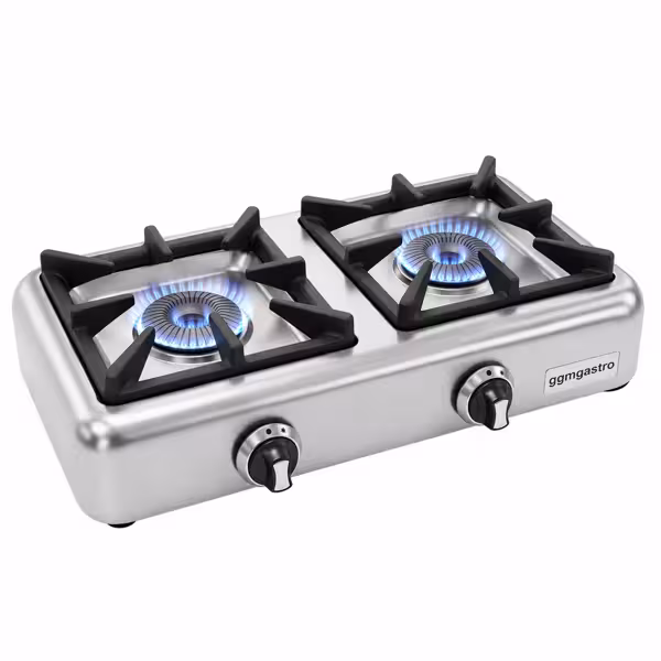Gasfornuis tafelmodel - 750x400x145mm - 8,0 kW - 2 pits