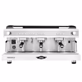 WEGA | Pegaso Plus – Machine à expresso à porte-filtre – 3 groupes – 5,3 kW – avec mousseurs à lait & eau chaude – Blanc