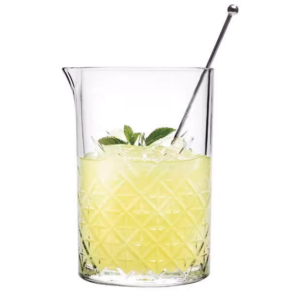 (6 pieces) Cocktail Mixing Glass – 725 ml - Timeless cut - Ø106.5 mm - 150 mm tall