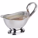 (6 pcs) Gravy Boat PROFI - Stainless steel 18/8 - 70ml - 130x60x90mm