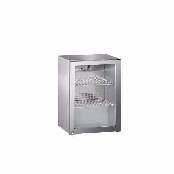 LIEBHERR | Unterbau-Kühlschrank Edelstahl PREMIUM - 44 Liter - mit 1 Glastür