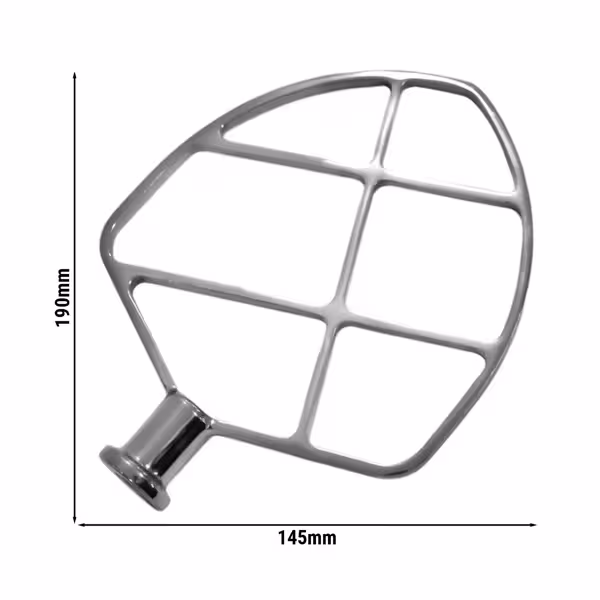Flat Beater - 145x50x190mm - Stainless Steel - for RMF7B