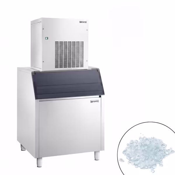 Premium PLUS Modular Flake Ice Maker - 155 kg/24, including a 200 kg ice storage bin