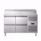 Přípravný chladicí stůl ECO - 1360x700 mm - 4 zásuvky - pro 7× GN 1/3