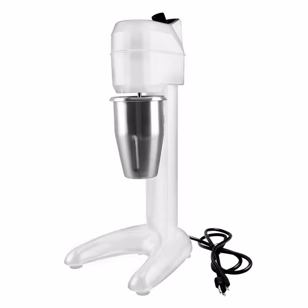 Milchshake Spindelmixer ECO - mit 1 Rührwerk - 1 Liter - 300 Watt - Weiß -Stufenlos regelbar