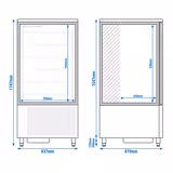 Congélateur rapide - Écran tactile - 315 litres - 14x GN 1/1 ou EN 600x400     