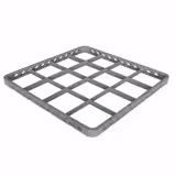 Rack Extender - for glass rack (500x500mm) - 500x500mm - 16 compartments - Grey - compatible with GKU16N