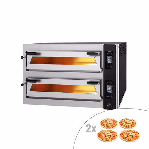Elektrická pec na pizzu - 4+4x 35cm - digitální