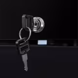 Mini Congelator de depozitare ECO - 200 litri - cu 1 ușă - Interiorul ușii este din plastic - negru