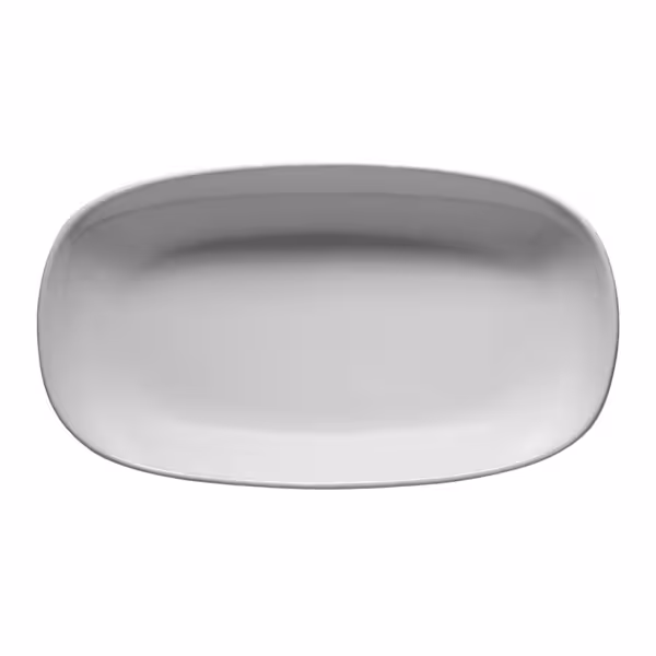 (12 pcs) Kebab Platter - oval - Porcelain - 290x130mm - White