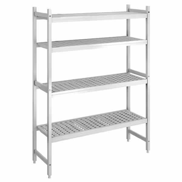 Étagère de base en aluminium - 1195 x 1800 mm - Capacité de charge : 600 kg