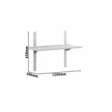 Wandborde ECO - 1200x300mm - mit 1 Etage