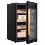 Sigarenkast humidor - met vingerafdruksensor en app-bediening - 113L - tot 850 sigaren - 4 lades - cederhouten lades