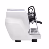 WEGA | Nova – Machine à expresso à porte-filtre – 2 groupes – 3,95 kW – avec 2 mousseurs à lait & eau chaude – tactile – Blanc
