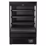 Raft frigorific montat pe perete - 900mm - 287 litri - cu iluminare LED și 3 rafturi