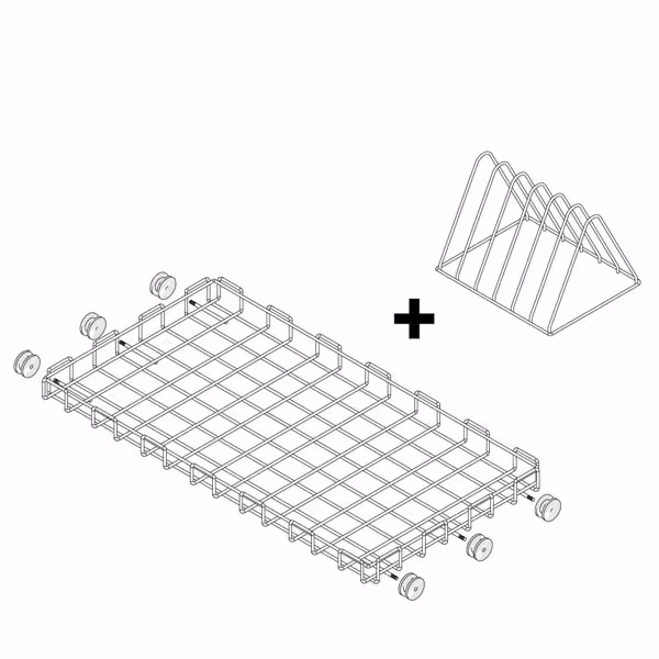 Pesukori - TSS610 - varten astianpesukone - 615x1150x100 mm - yhteensopiva: TSS610