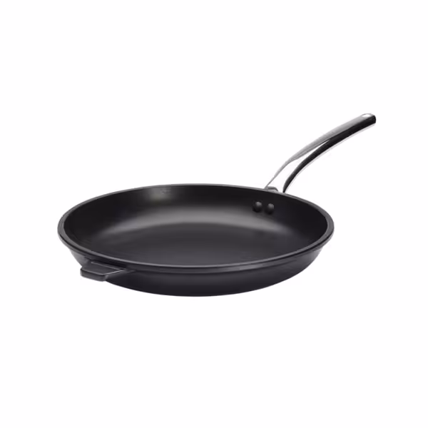 DE BUYER | CHOC EXTREME - Gegoten aluminium pan - met roestvrij stalen buisvormige handgreep - Ø 320mm