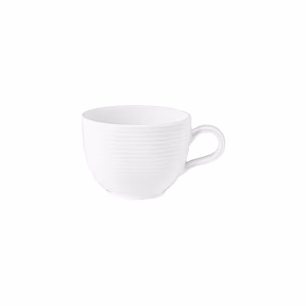 (6 Stück) SELTMANN WEIDEN | Cafeteriatasse Tulpe - 220ml - Weiß