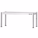 Aufsatzbord Edelstahl - 1 Etage - 1000x370mm - höhenverstellbar