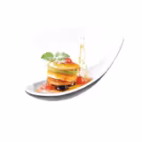 (12 pcs) Cuillère amuse-bouche HALFTONE - Mélamine - 20ml - 145mm - Noir/Blanc - 12 pièces