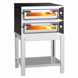 Elektro Pizzaofen - 4+4x 30cm - Manuell - inkl. Untergestell