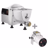 Ipari tésztakészítő gép beépített dagasztó-keverő egységgel - 5,0 kg/óra - 250 W - fej Ø 50 mm - tartozék automata tésztavágó