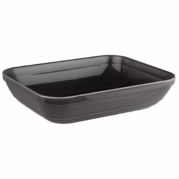 (6 kom) GN posuda 1/2 - EMMA - Melamin - 3,5 l - 325x265 mm x visina: 75 mm - složive - Siva