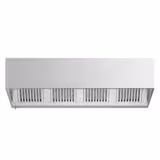 Commercial Wall-Mounted Extractor Hood - 2200mm - with Baffle Filters & Lighting
