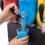 Slush-Maschine - 3x 12 Liter - 1,08 kW - Digital - Tritan Behälter - Schwarz