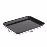 Bandeja de apresentação rectangular GN 1/2 - Preto - Sem BPA - 265 x 325 x 17 mm