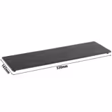 (6 szt.) Płyta łupkowa - GN 2/4 - VALO - 530x162mm - z antypoślizgowymi nóżkami; chłodzenie; wodoodporna; sztaplowana - Czarny