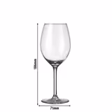 (6 pcs) Wine glass - ESPRIT - 250 ml - Clear