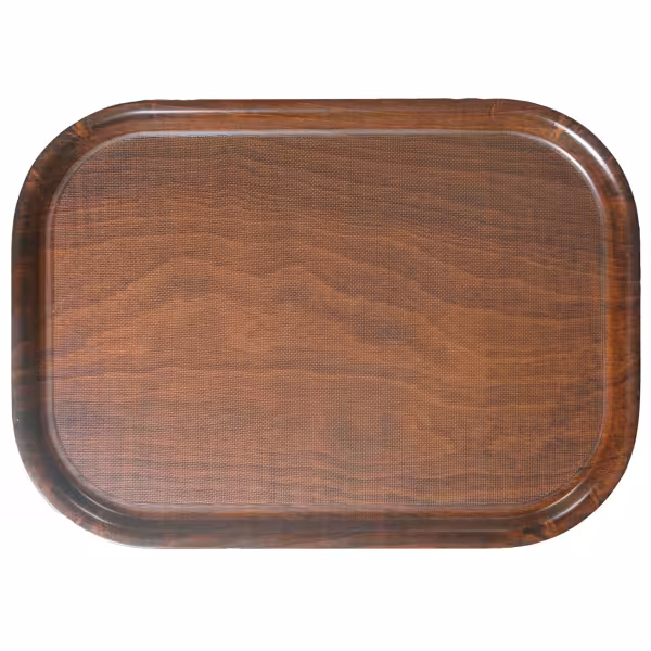 (12 stuks) CAMBRO | Dienblad van echt hout - rechthoekig - 750x480mm