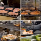 Electric Commercial Combi Oven - Digital Controls - 7x GN 1/1 - incl. Automatic washing system, Core temperature probe, Direct steam injection