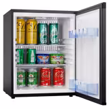 Minibar - 402mm - 34L - con 1 porta & ultrasilenzioso - Nero