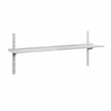 Mensola a parete in acciaio inox PREMIUM - 1800x400mm - con 1 ripiano