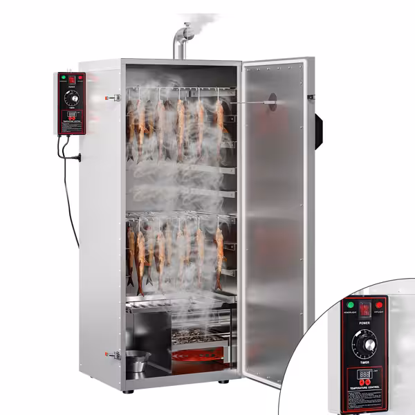 Mini Smoker Oven - Digital - with 8 Racks - 500x447mm