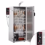 فرن تدخين اللحوم - 500x447mm - مع 8 شبكات طهي