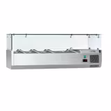Vitrine Réfrigérée à Ingrédients ECO - 1200x395mm - 4x GN 1/3