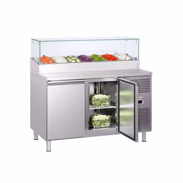Saladette ECO - 1360x700mm - 2-deurs - voor 7x GN 1/3