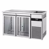 Direct Draw Beer Dispenser / Kegerator PREMIUM - 1550x700mm - Double Glass Doors