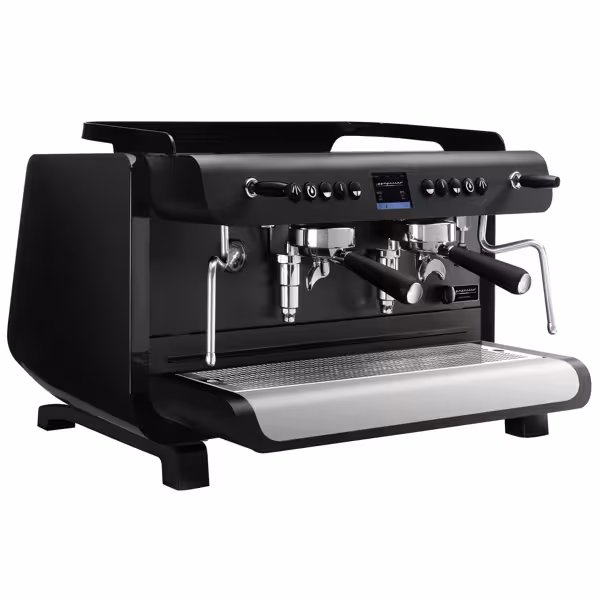 Siebträgermaschine - 2 Gruppig - Multiboiler - Touch - Preinfusiuonssystem - Schwarz