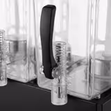 Juicedispenser - 4x 10 liter - 500 W - svart - inkl. droppbricka