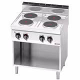Elektrisch fornuis - Lorenzo 700 - 800x714mm - 10,4 kW - 4 platen rond