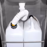 Commercial Mobile Hand Wash Sink - Stainless steel - with foot-pump, soap dispenser & paper towel dispenser