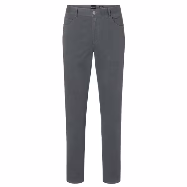 KARLOWSKY | Men’s 5‑Pocket Work Trousers Classic‑Stretch – Anthracite - Size 44 - Organic Cotton